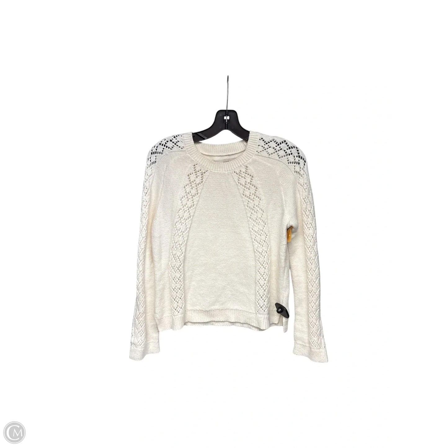 Sweater By Loft In Cream, Size: S