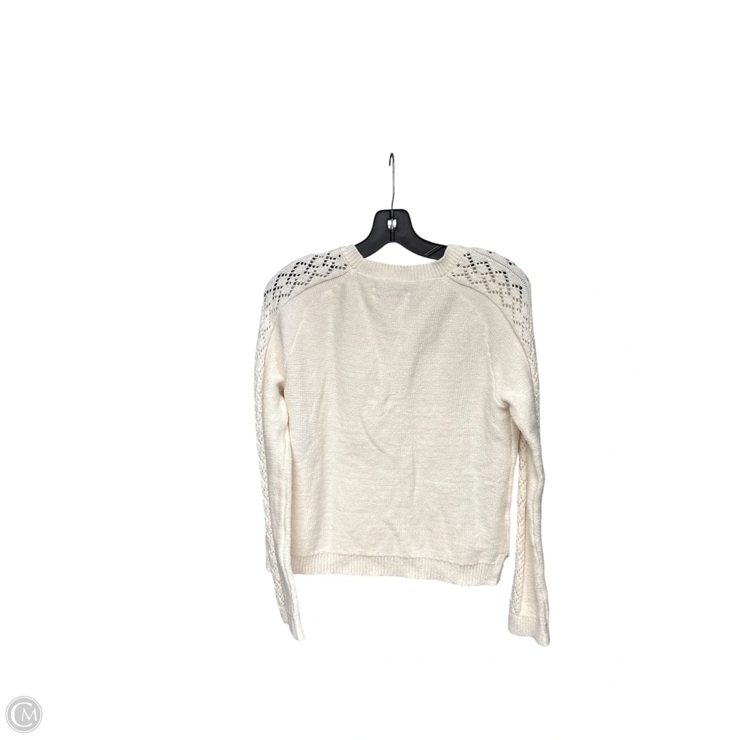 Sweater By Loft In Cream, Size: S