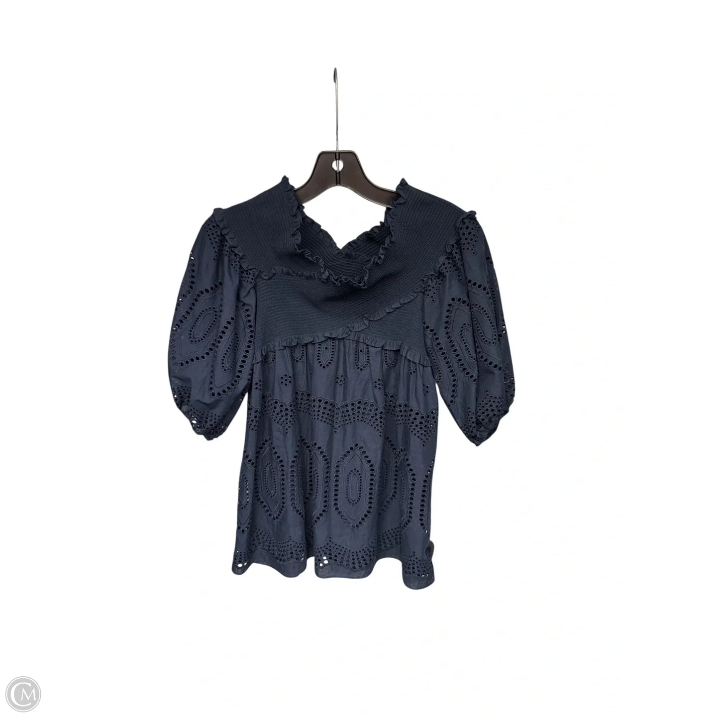 Top Short Sleeve By Sachin & Babi In Navy, Size: Xs
