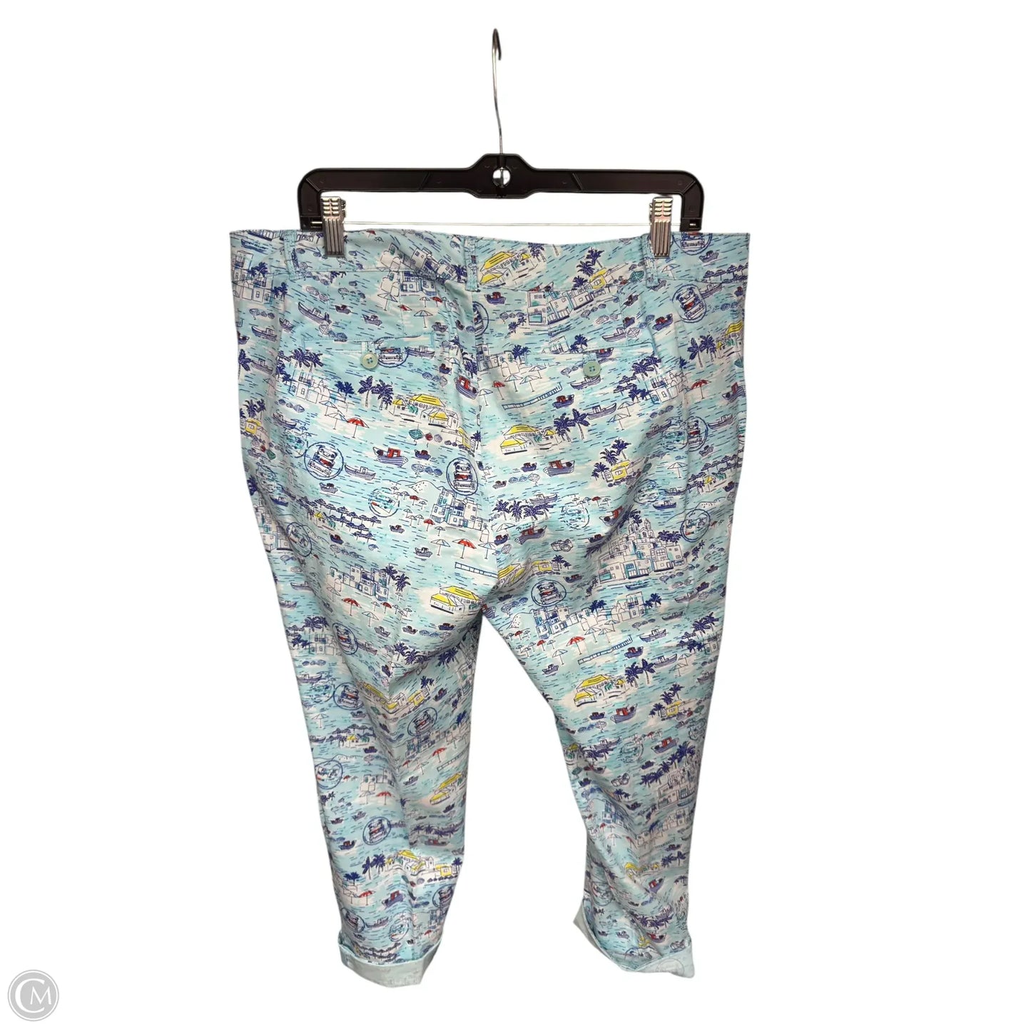 Pants Cropped By Talbots In Blue, Size: 14p