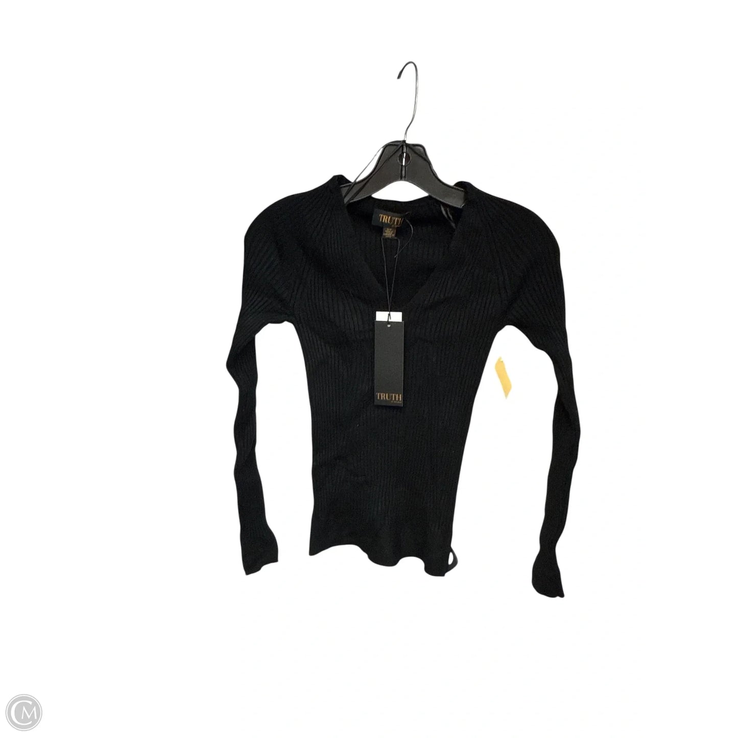 Top Long Sleeve By Truth In Black, Size: S