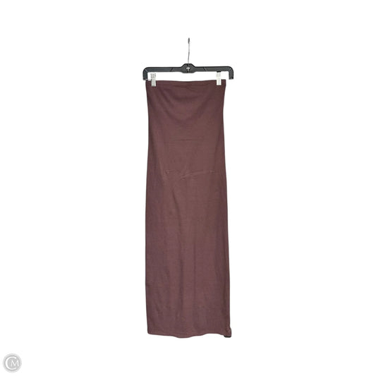 Dress Casual Maxi By A New Day In Brown, Size: Xs