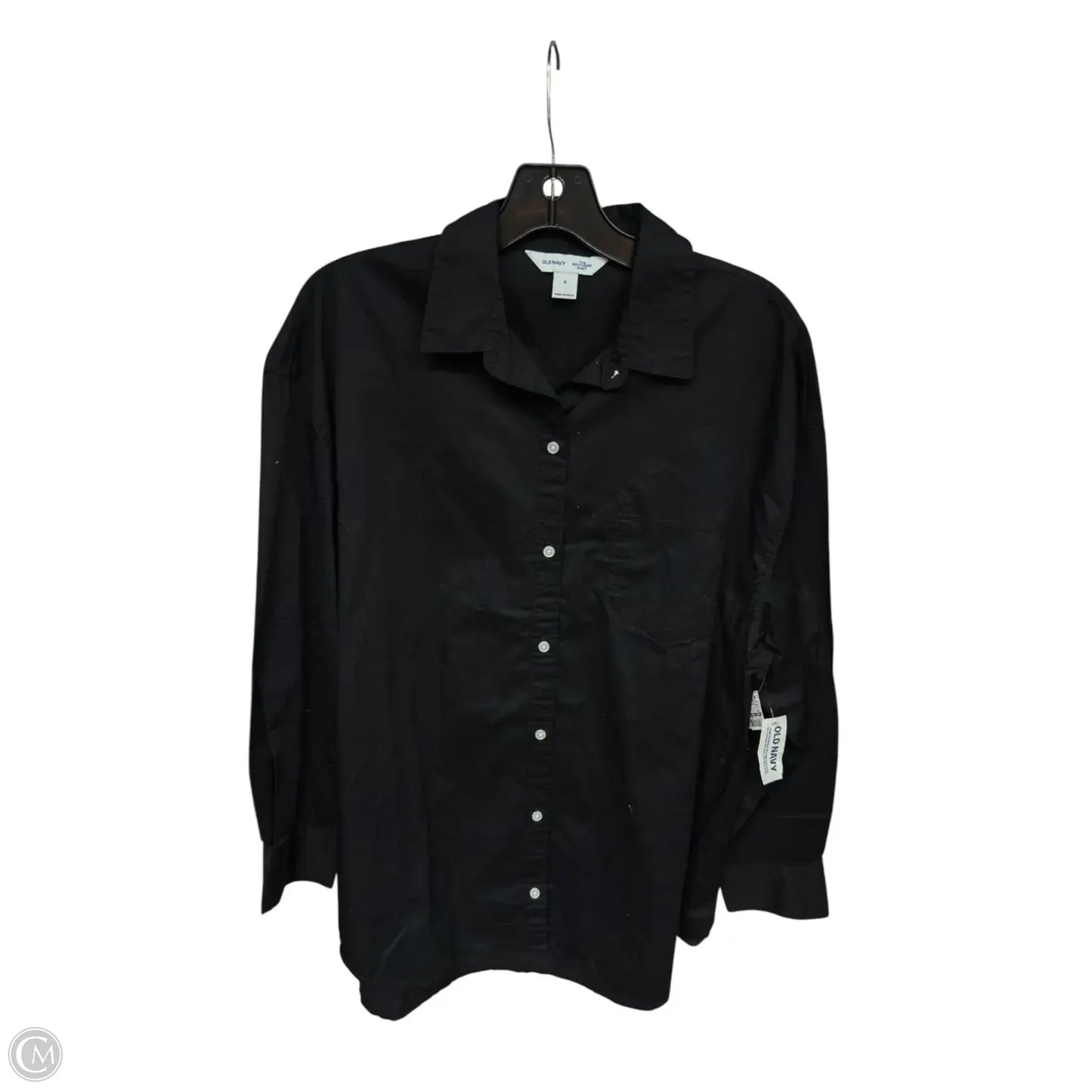 Top Long Sleeve By Old Navy In Black, Size: S
