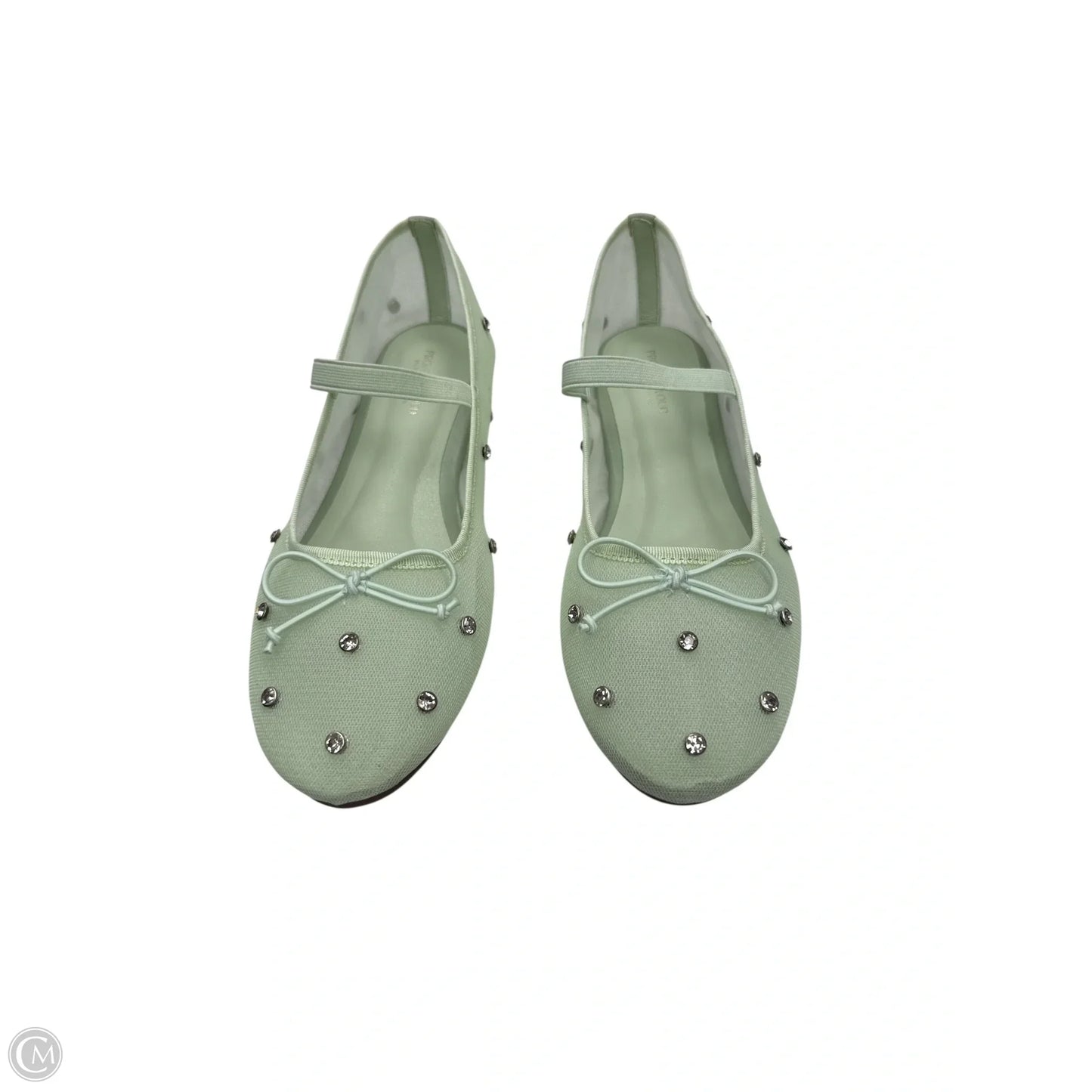 Shoes Flats By Clothes Mentor In Green, Size: 9