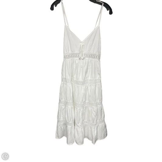 Dress Casual Maxi By Clothes Mentor In White, Size: M