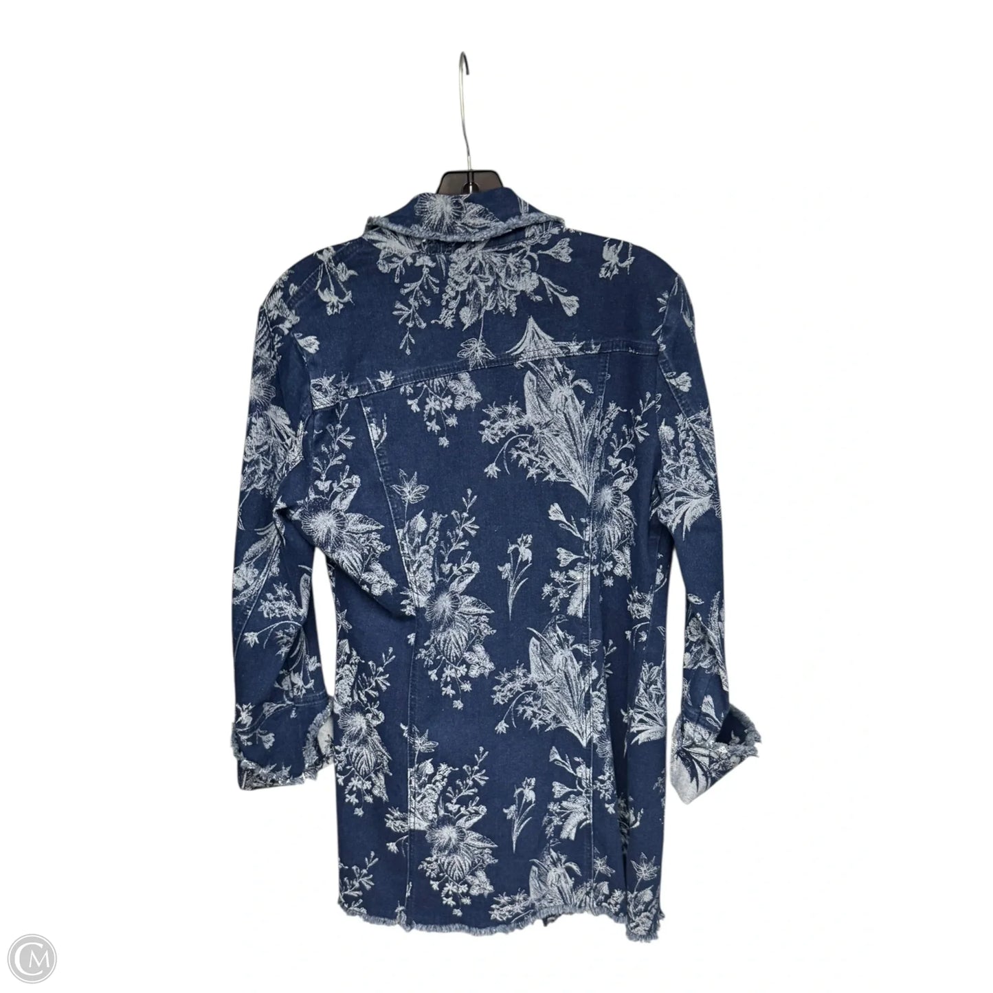 Coat Other By Cmc In Blue Denim, Size: M