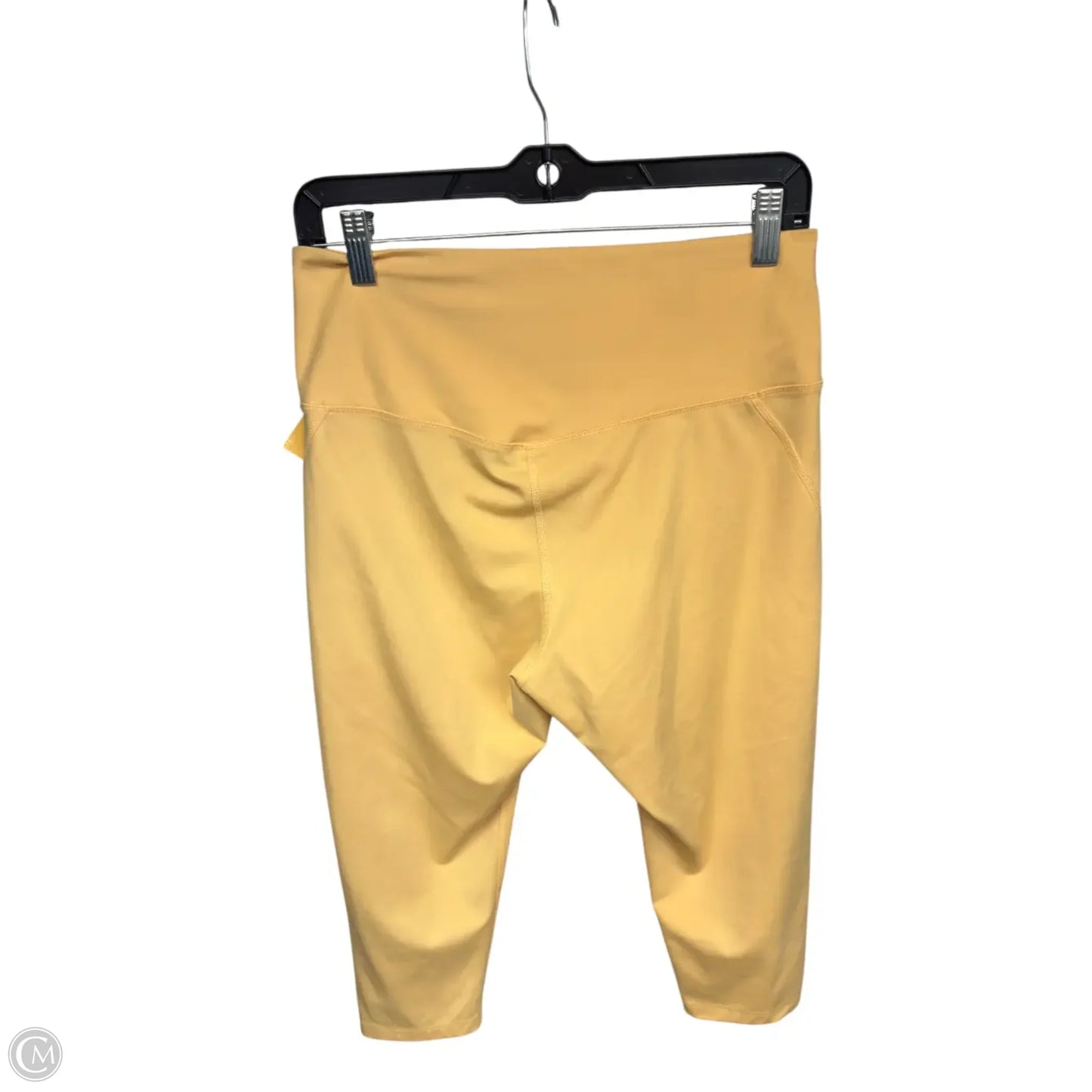 Athletic Leggings Capris By Girlfriend Collective In Yellow, Size: Xl