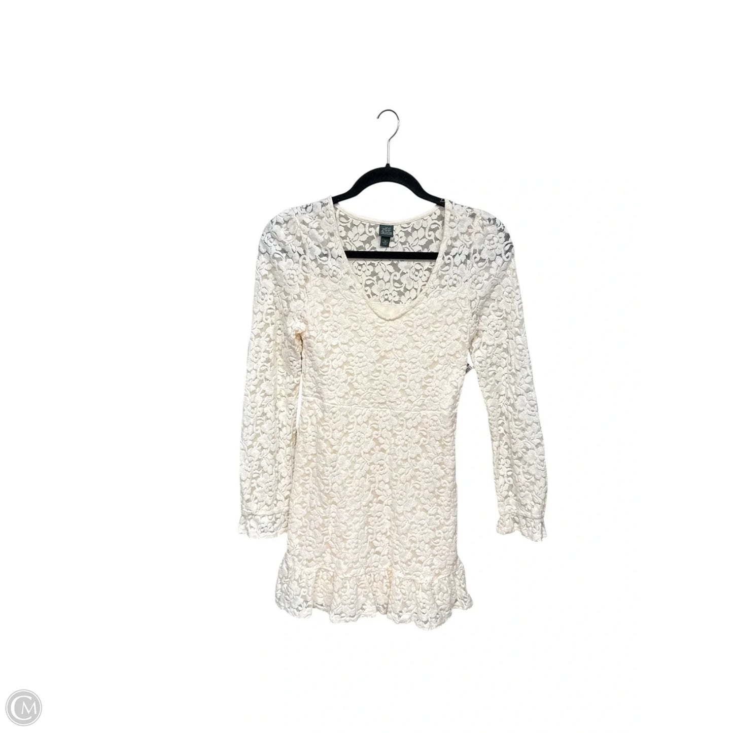 Dress Casual Midi By Wild Fable In Cream, Size: Xs