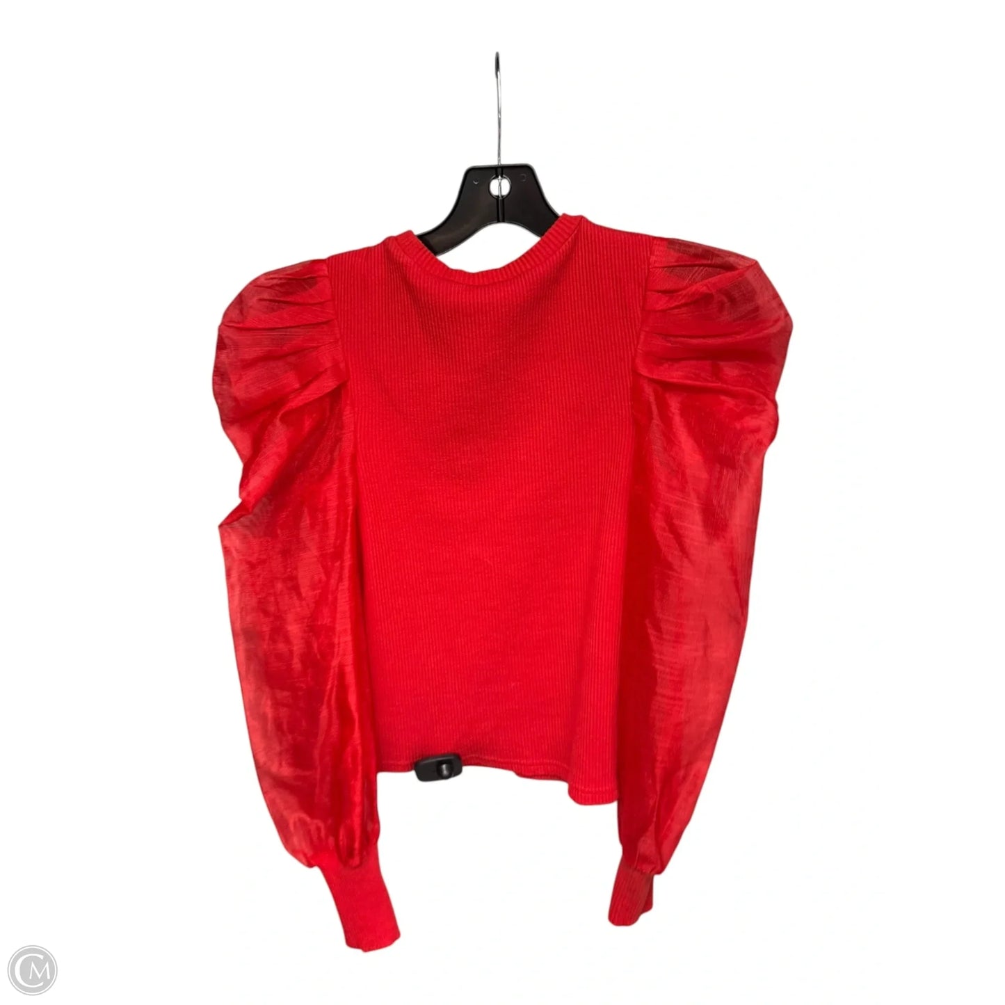 Top Long Sleeve By Dolan Left Coast In Red, Size: Xs