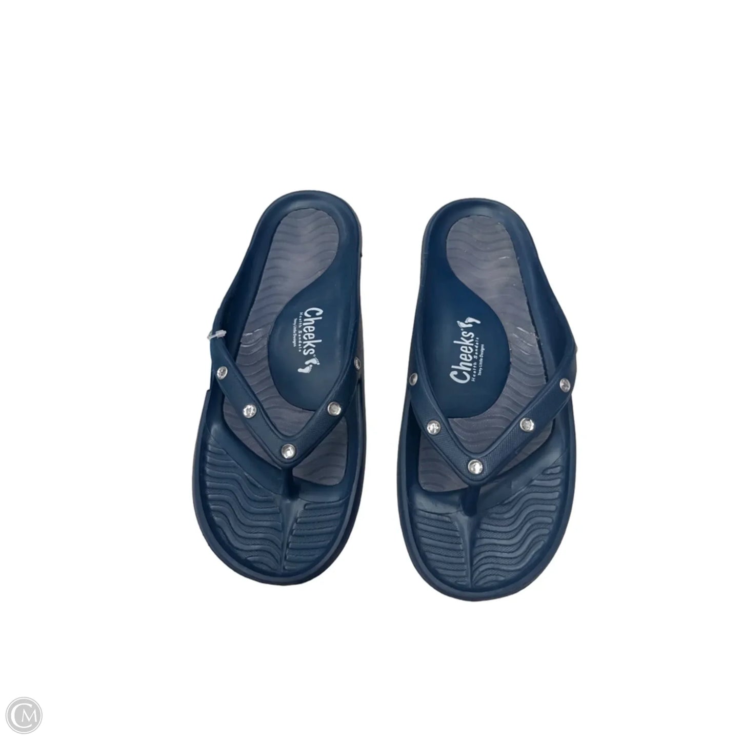 Sandals Flip Flops By Clothes Mentor In Blue, Size: 8
