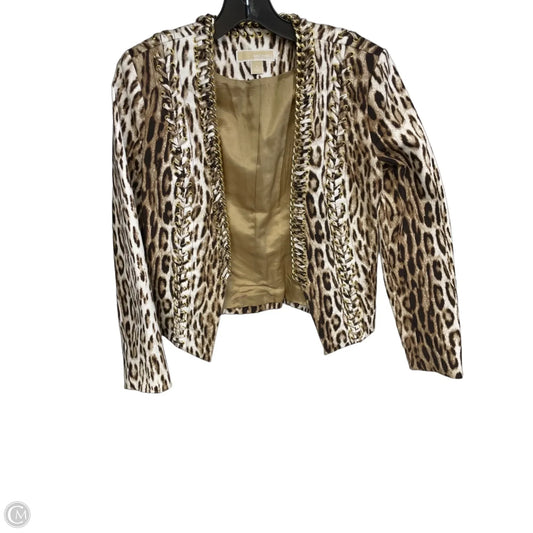 Blazer By Michael By Michael Kors In Animal Print, Size: 8