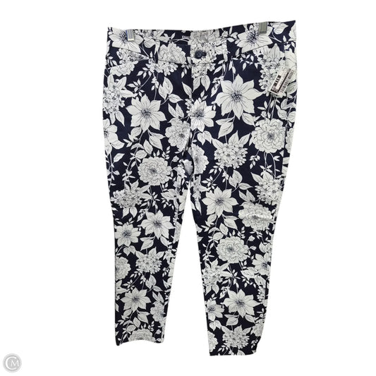 Pants Chinos & Khakis By Gap In Blue & White, Size: 8