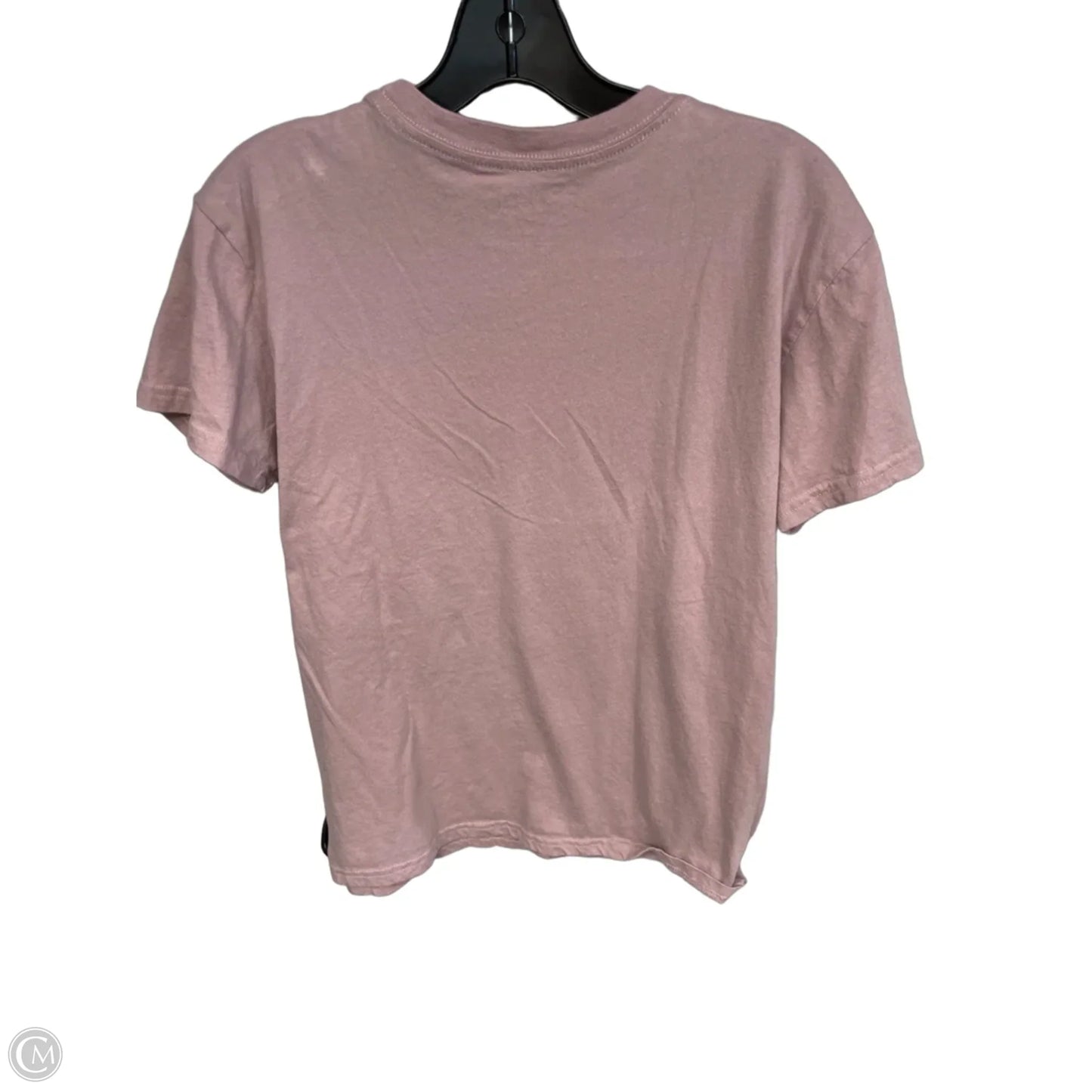 Top Short Sleeve Basic By Clothes Mentor In Pink & Yellow, Size: Xs