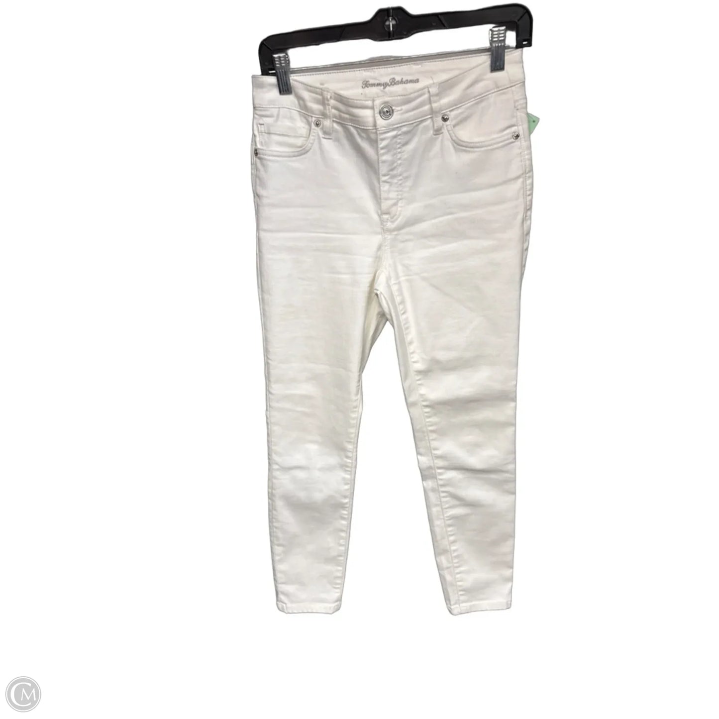 Jeans Skinny By Tommy Bahama In White Denim, Size: Xs