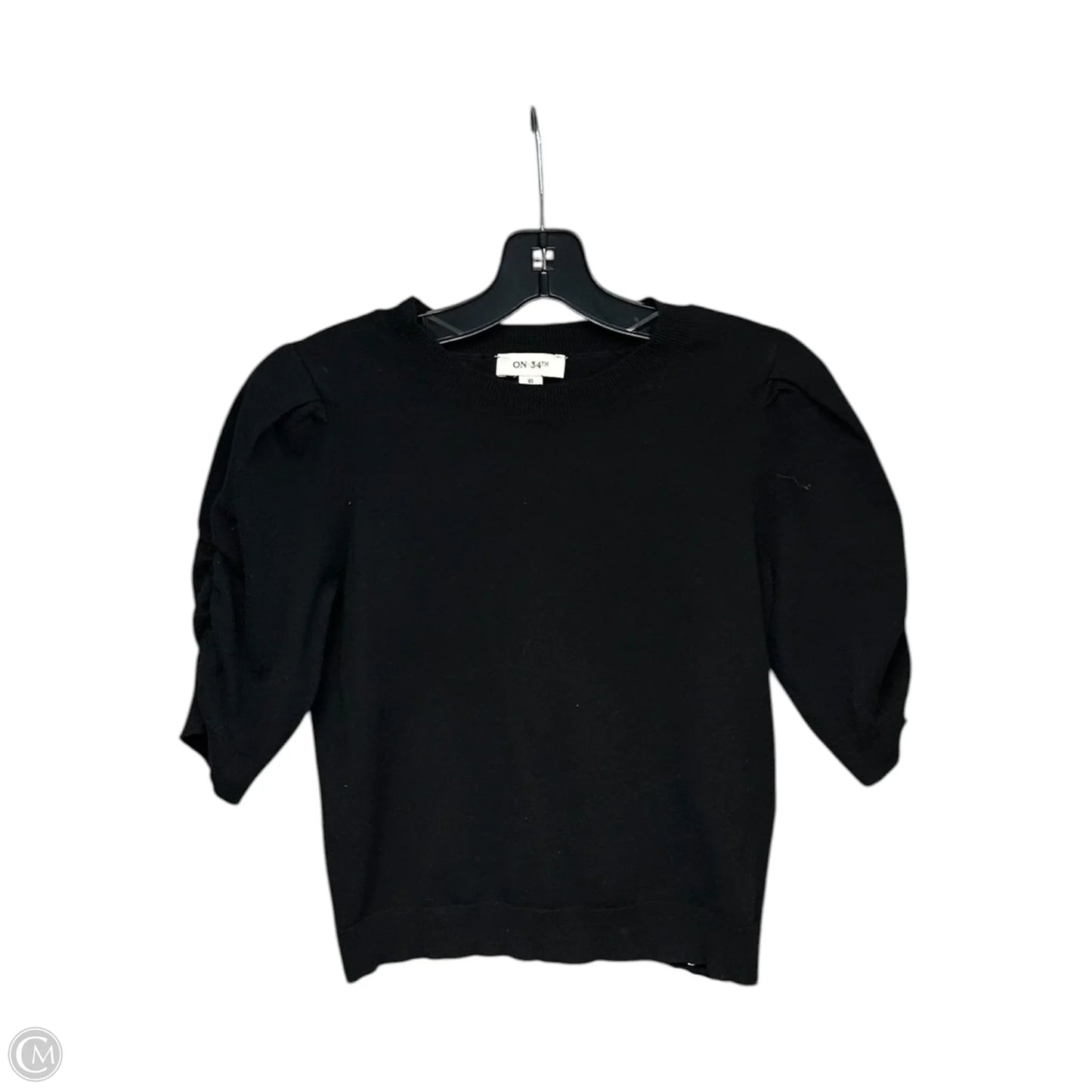 Top Short Sleeve By On 34th In Black, Size: Xs
