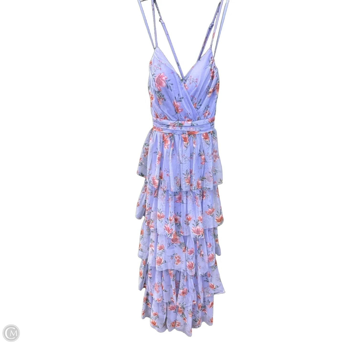 Dress Party Long By City Studio In Purple & Red, Size: S