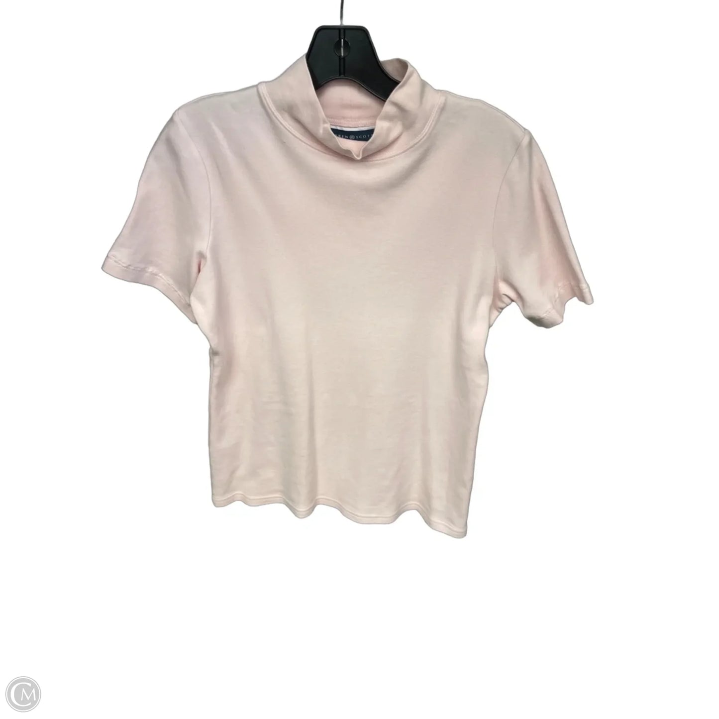 Top Short Sleeve By Karen Scott In Pink, Size: M