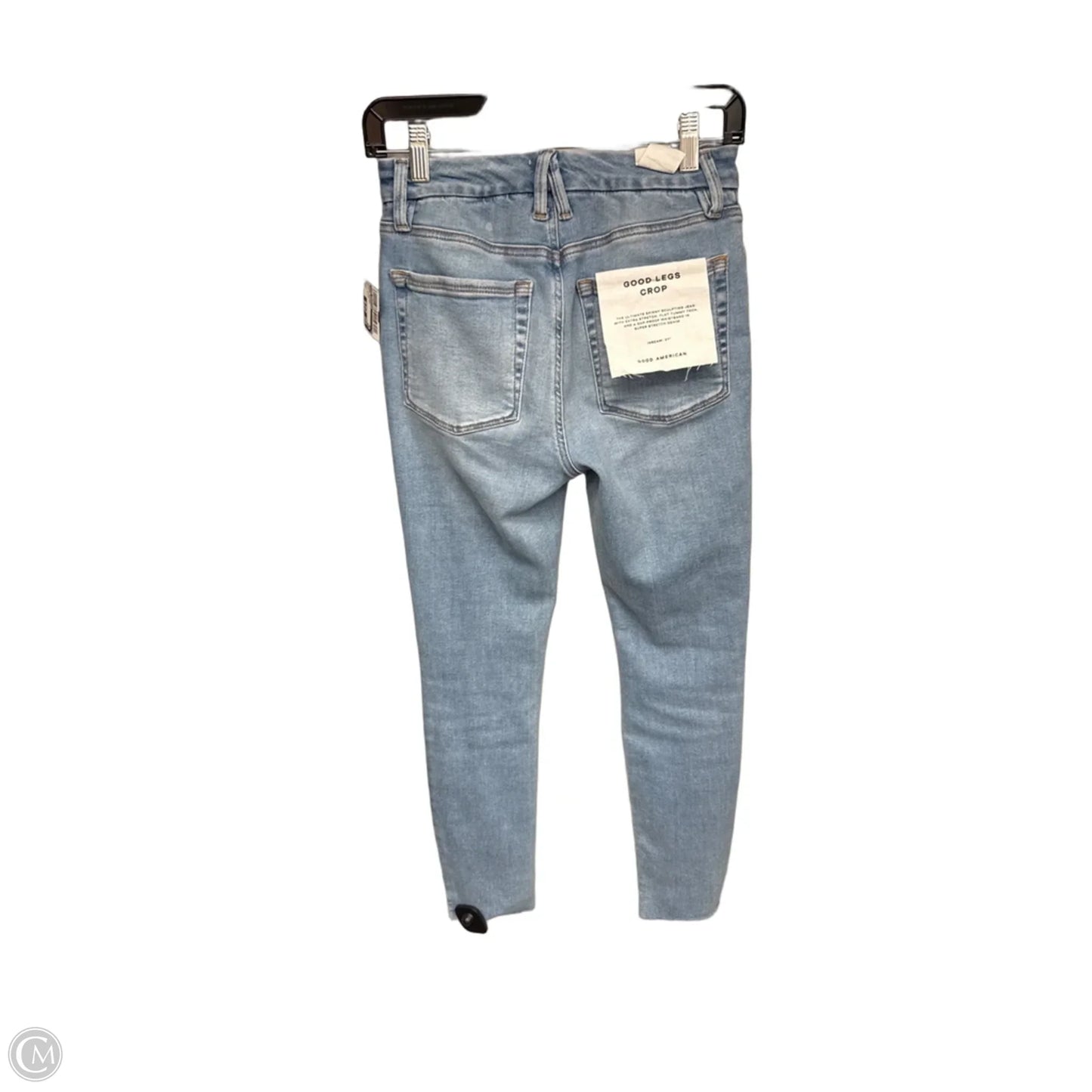 Jeans Skinny By Good American In Blue Denim, Size: 2