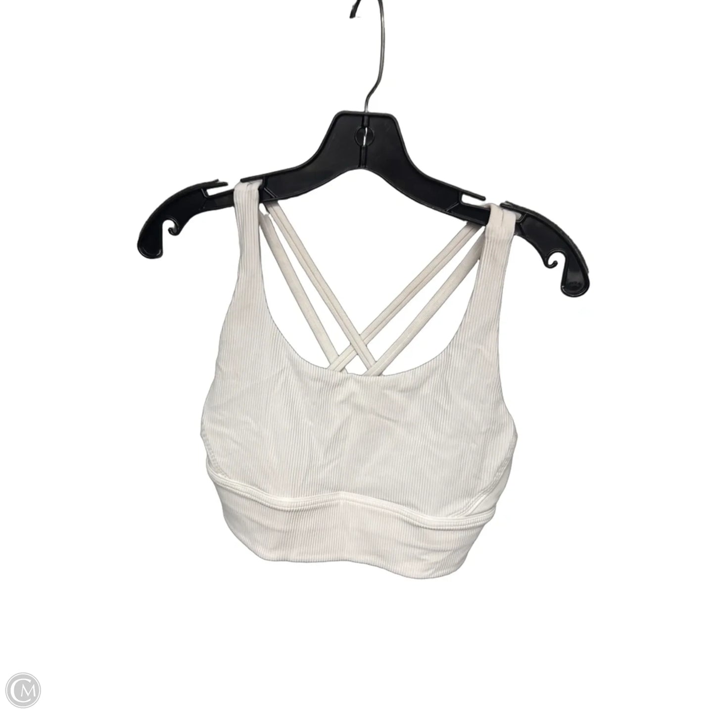 Athletic Bra By Lululemon In Ivory, Size: 10