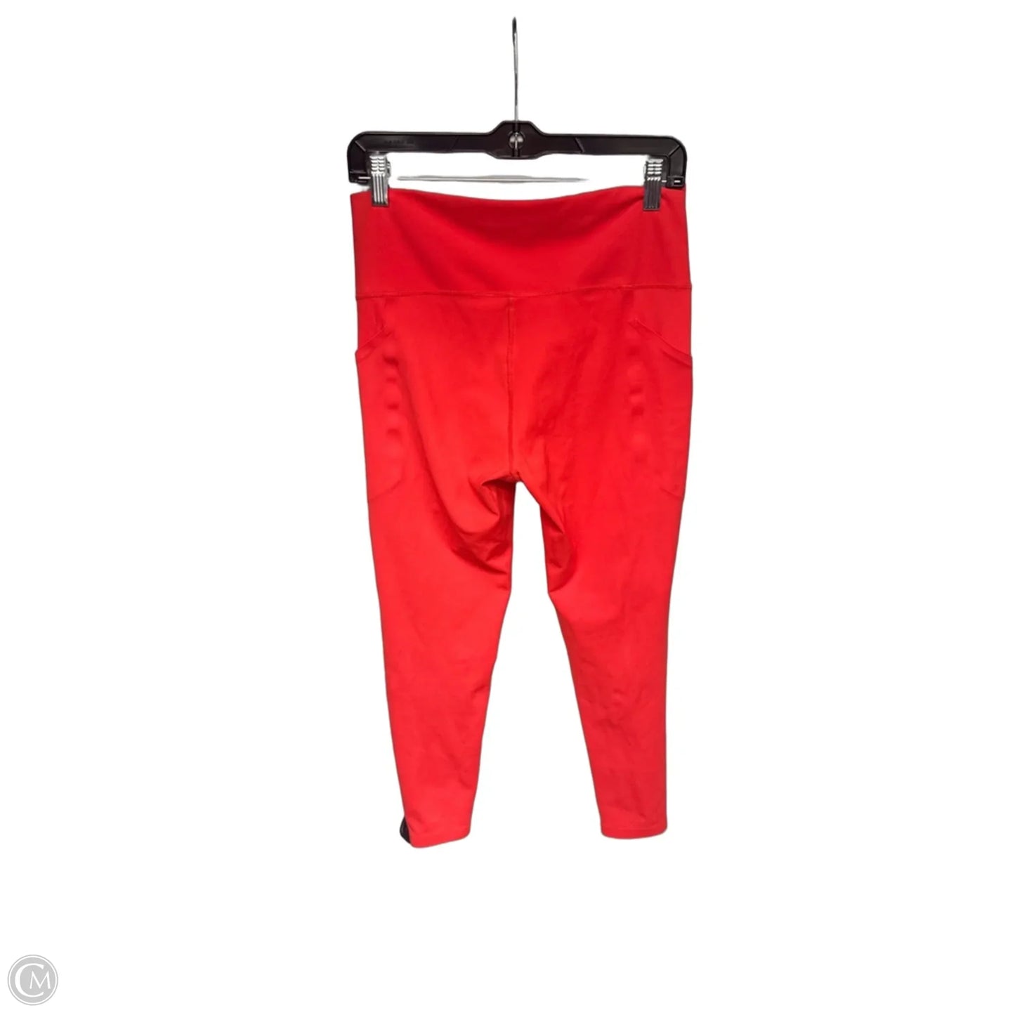 Athletic Leggings By Mono B In Red, Size: L