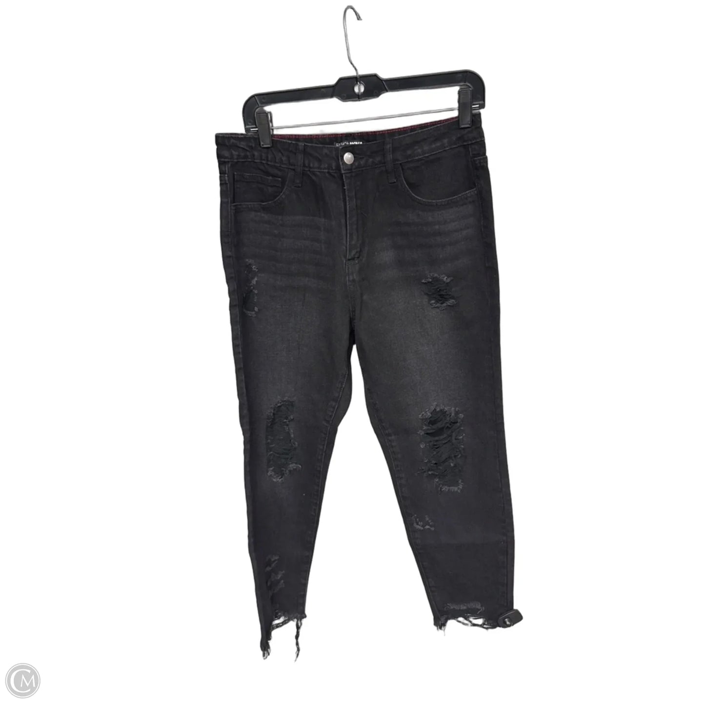 Jeans Straight By Fashion Nova In Black Denim, Size: M