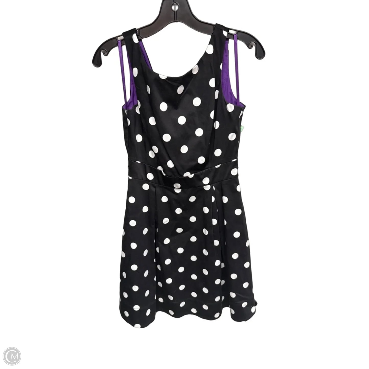 Dress Party Midi By White House Black Market In Polkadot Pattern, Size: 2