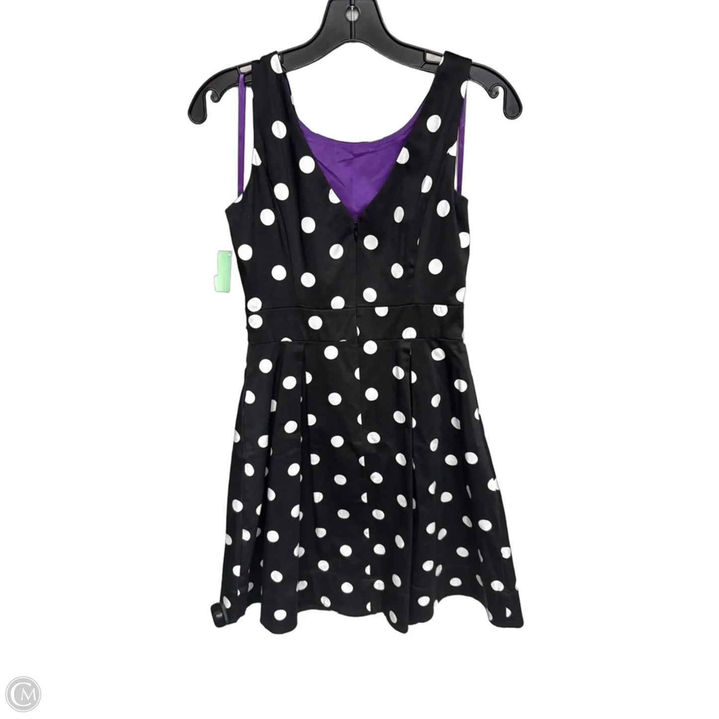 Dress Party Midi By White House Black Market In Polkadot Pattern, Size: 2
