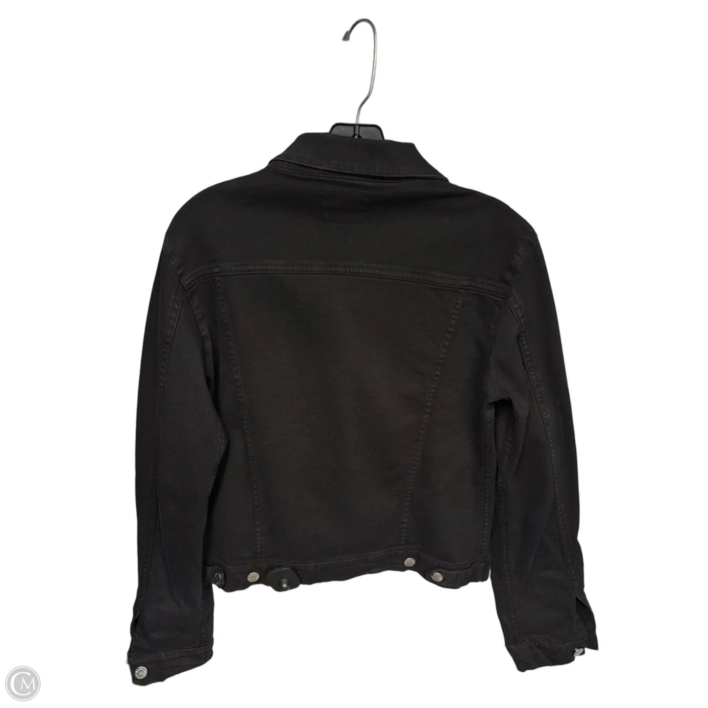 Jacket Denim By Vitamin A In Black Denim, Size: M