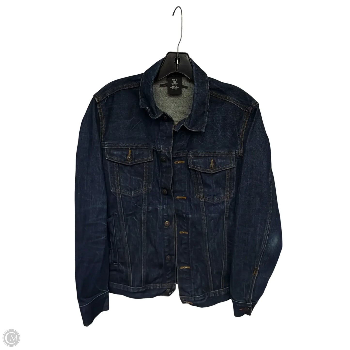 Jacket Denim By Clothes Mentor In Blue Denim, Size: S