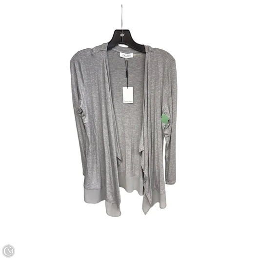 Cardigan By Calvin Klein In Grey, Size: S