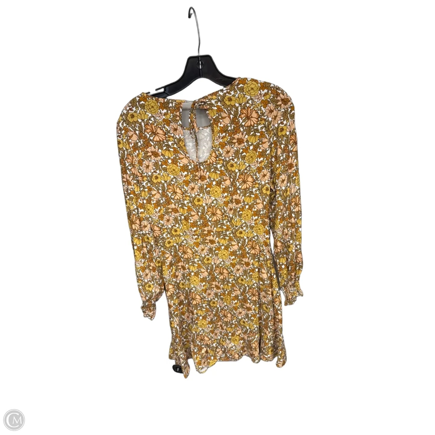 Dress Casual Midi By Clothes Mentor In Orange, Size: 0