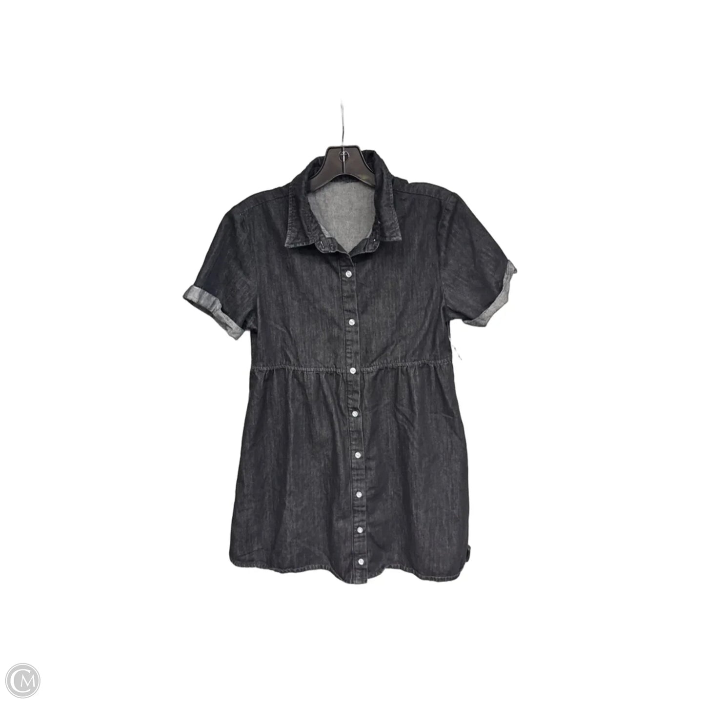 Dress Casual Maxi By Clothes Mentor In Black Denim, Size: S