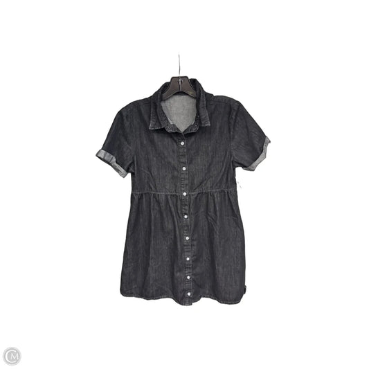 Dress Casual Maxi By Clothes Mentor In Black Denim, Size: S