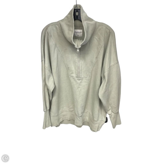 Sweatshirt Collar By Abercrombie And Fitch In Green, Size: Xl