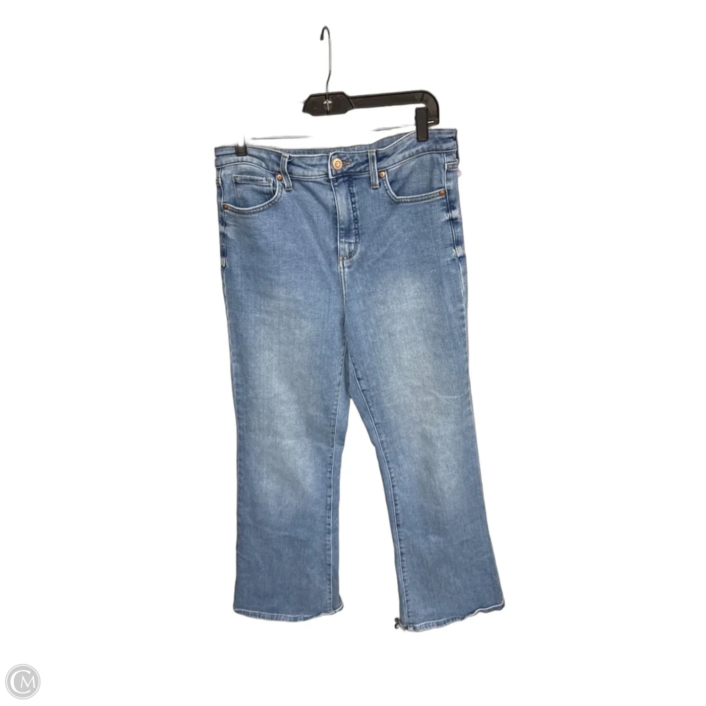 Jeans Flared By Lc Lauren Conrad In Blue Denim, Size: 12