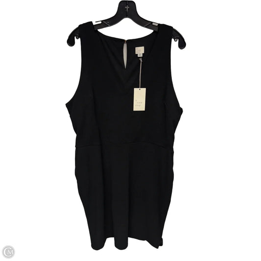 Dress Casual Midi By A New Day In Black, Size: Xxl