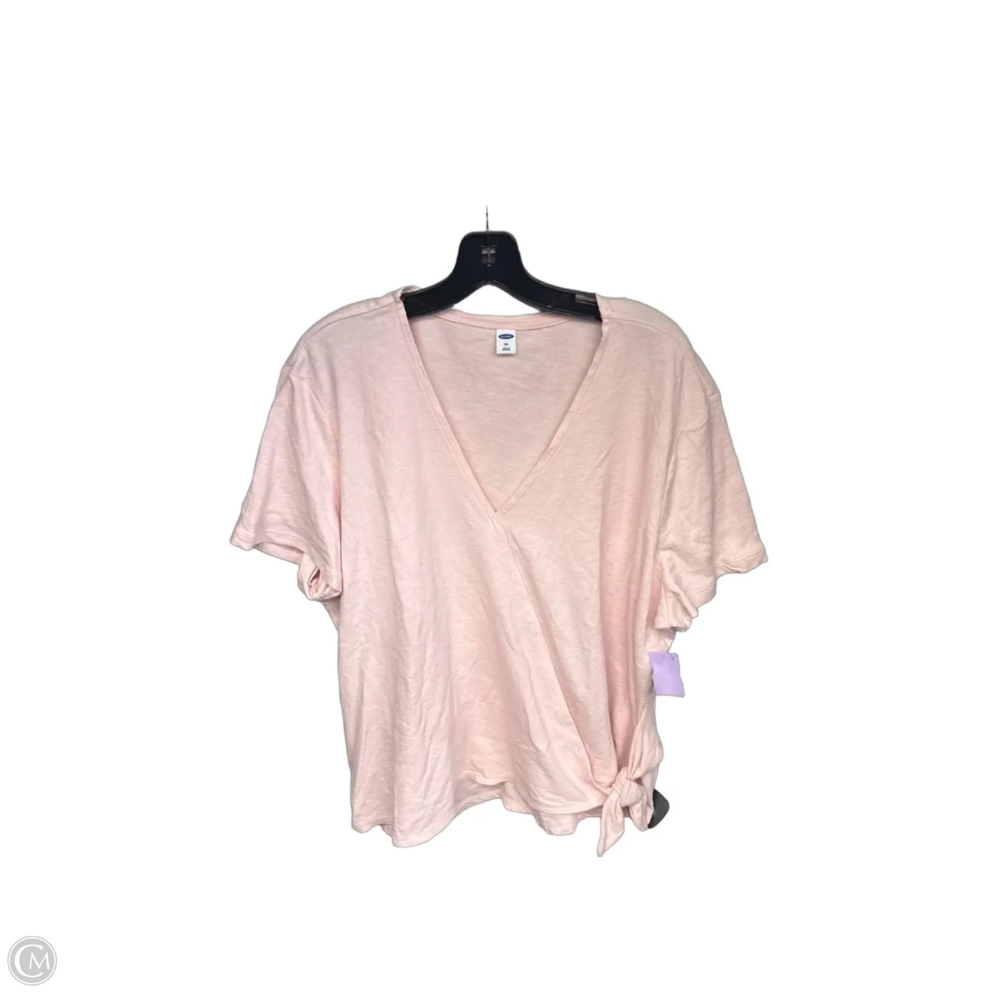 Top Short Sleeve By Old Navy In Pink, Size: Xxl