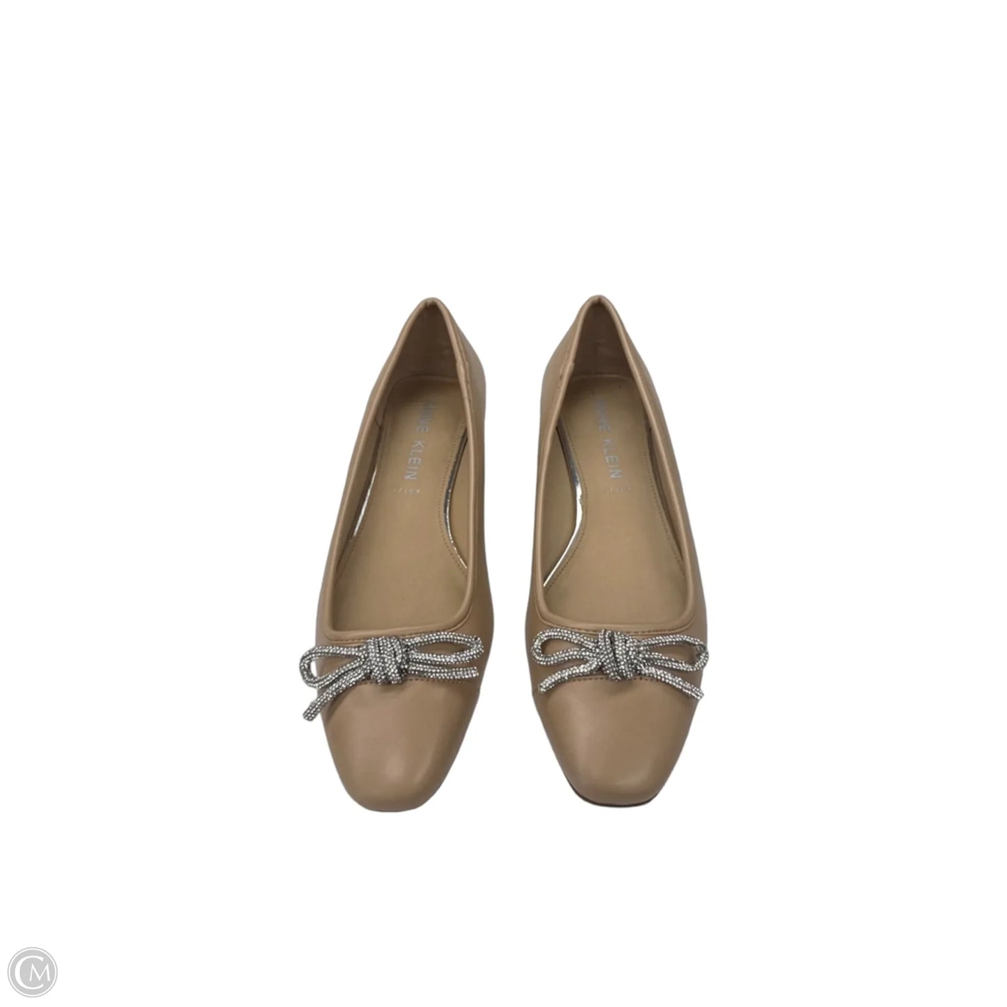 Shoes Heels Block By Anne Klein In Silver & Tan, Size: 9