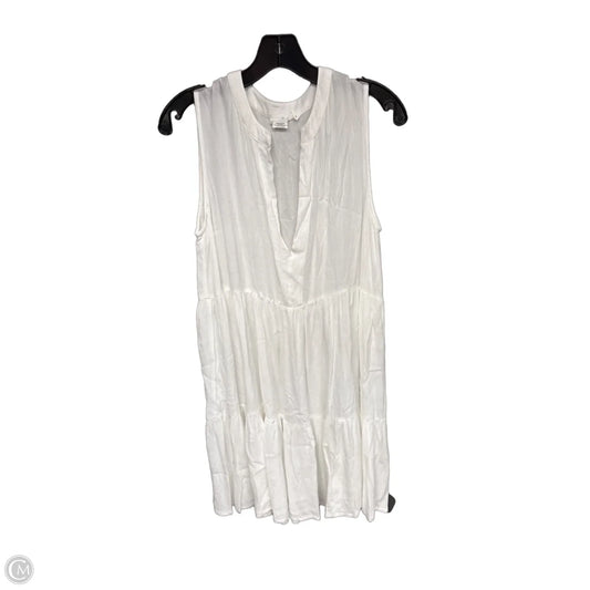 Dress Casual Midi By Bleu In White, Size: S