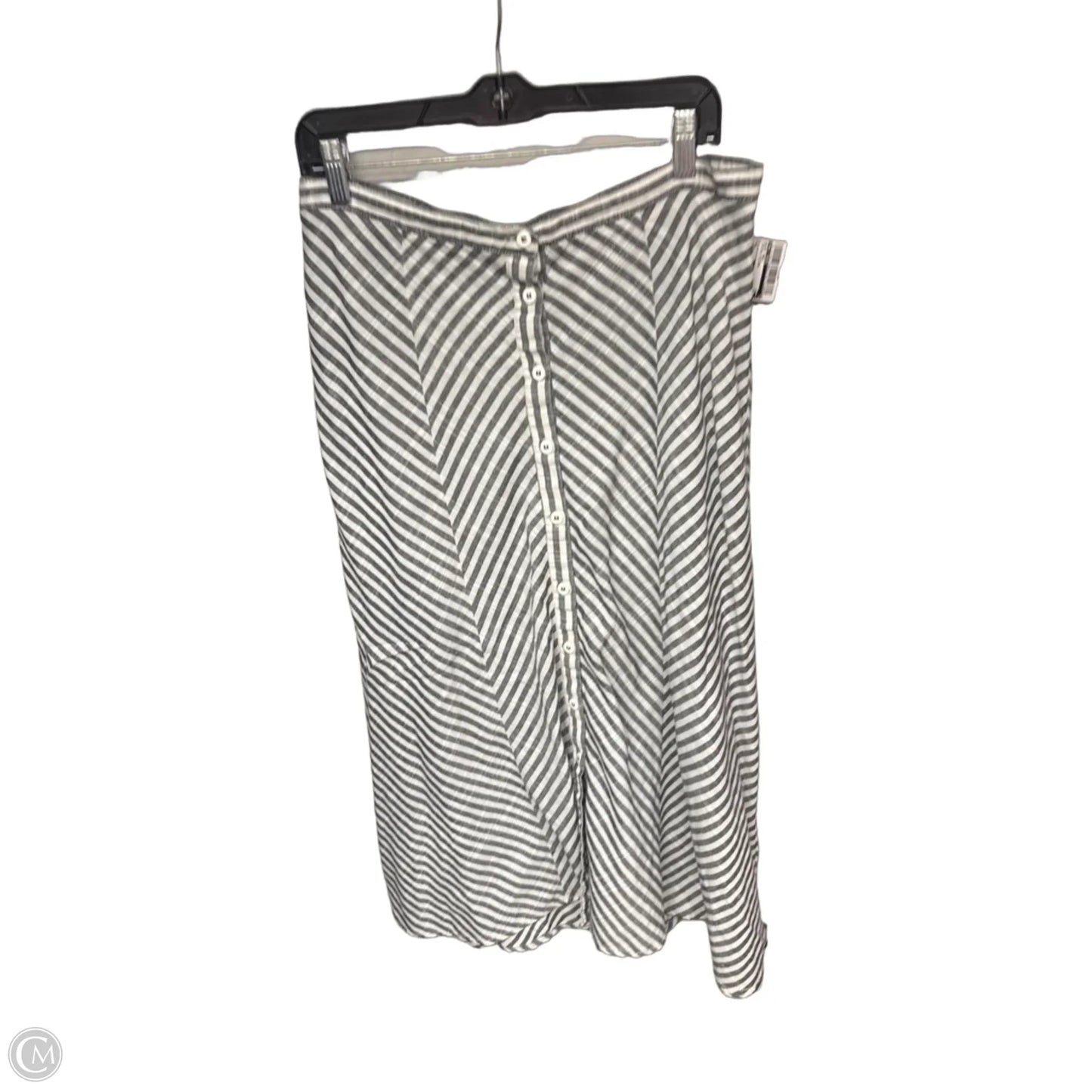 Skirt Maxi By Max Studio In Striped Pattern, Size: L