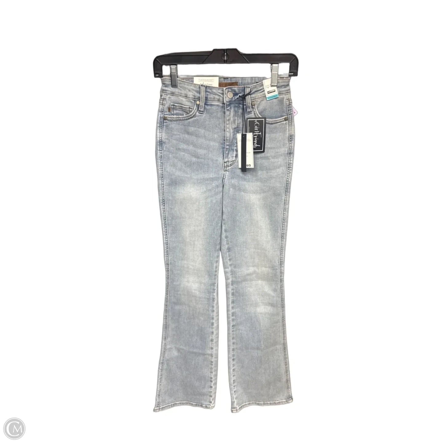 Jeans Straight By Judy Blue In Blue Denim, Size: Xs