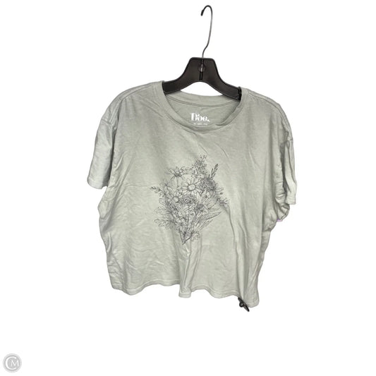 Top Short Sleeve Basic By Clothes Mentor In Green, Size: 2x