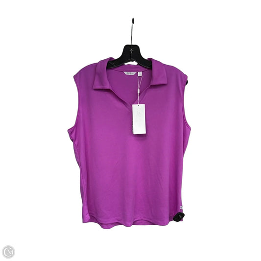 Athletic Tank Top By Lady Hagen In Purple, Size: Xl