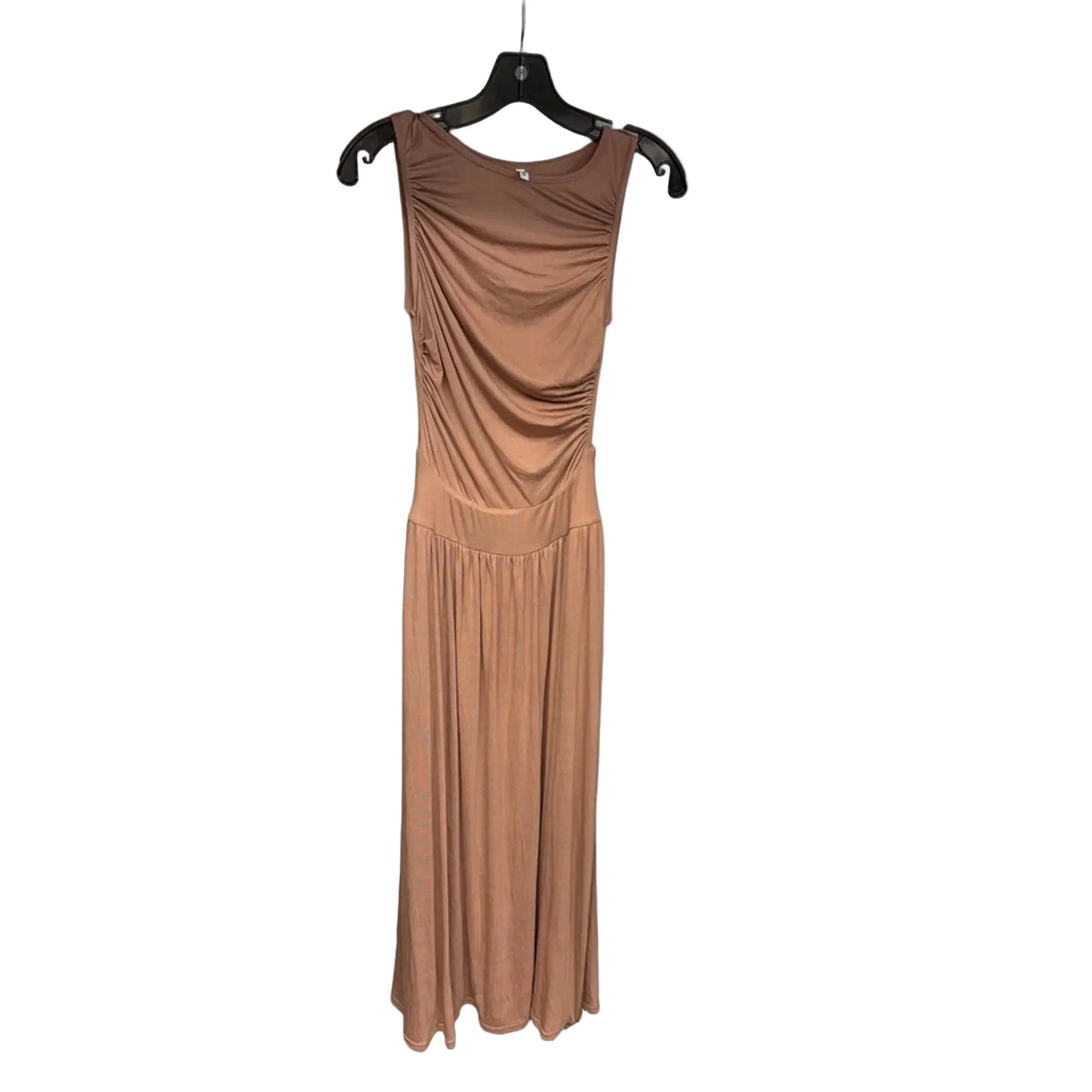 Dress Casual Maxi By Halara In Brown, Size: Xs