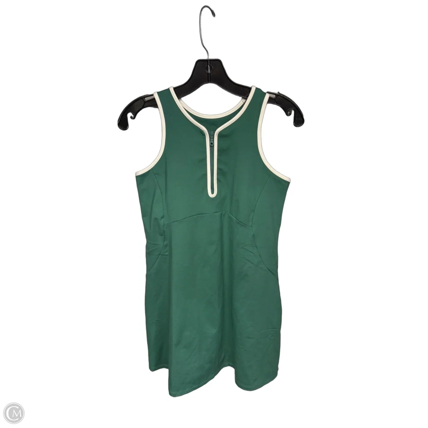 Athletic Dress By Girlfriend Collective In Green & White, Size: Xl