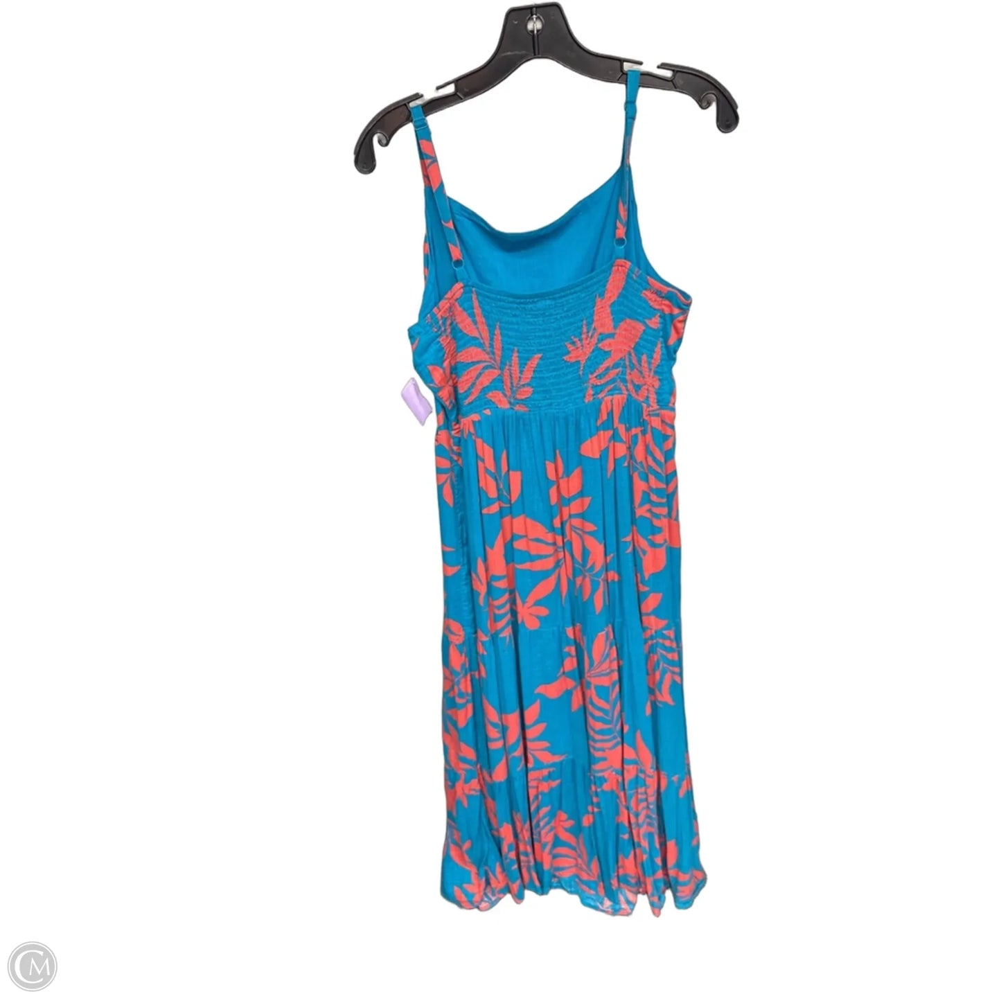 Dress Casual Maxi By Old Navy In Blue & Pink, Size: L