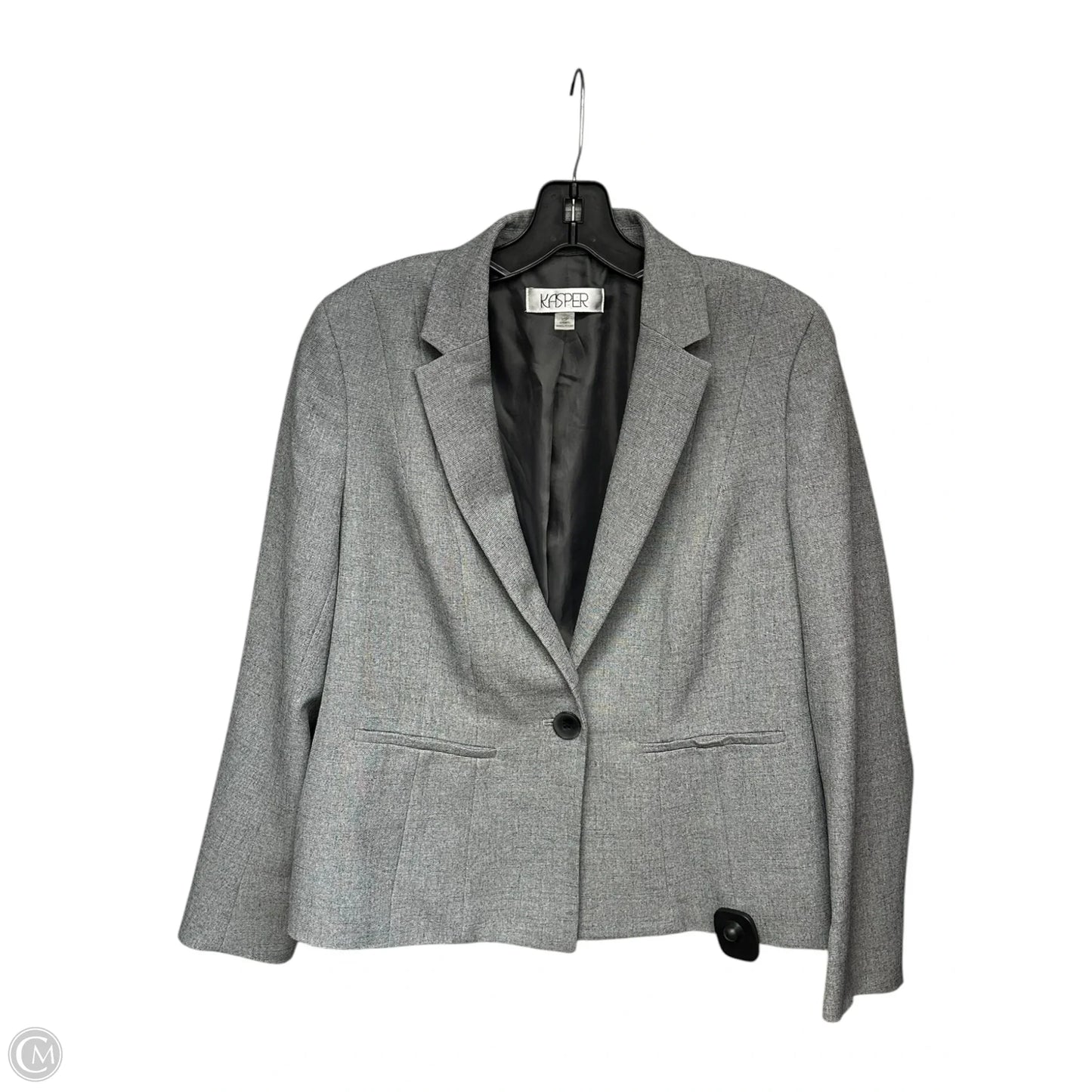 Blazer By Kasper In Grey, Size: 10p