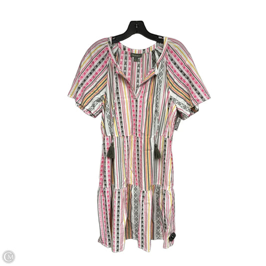 Dress Casual Midi By Style And Company In Striped Pattern, Size: M