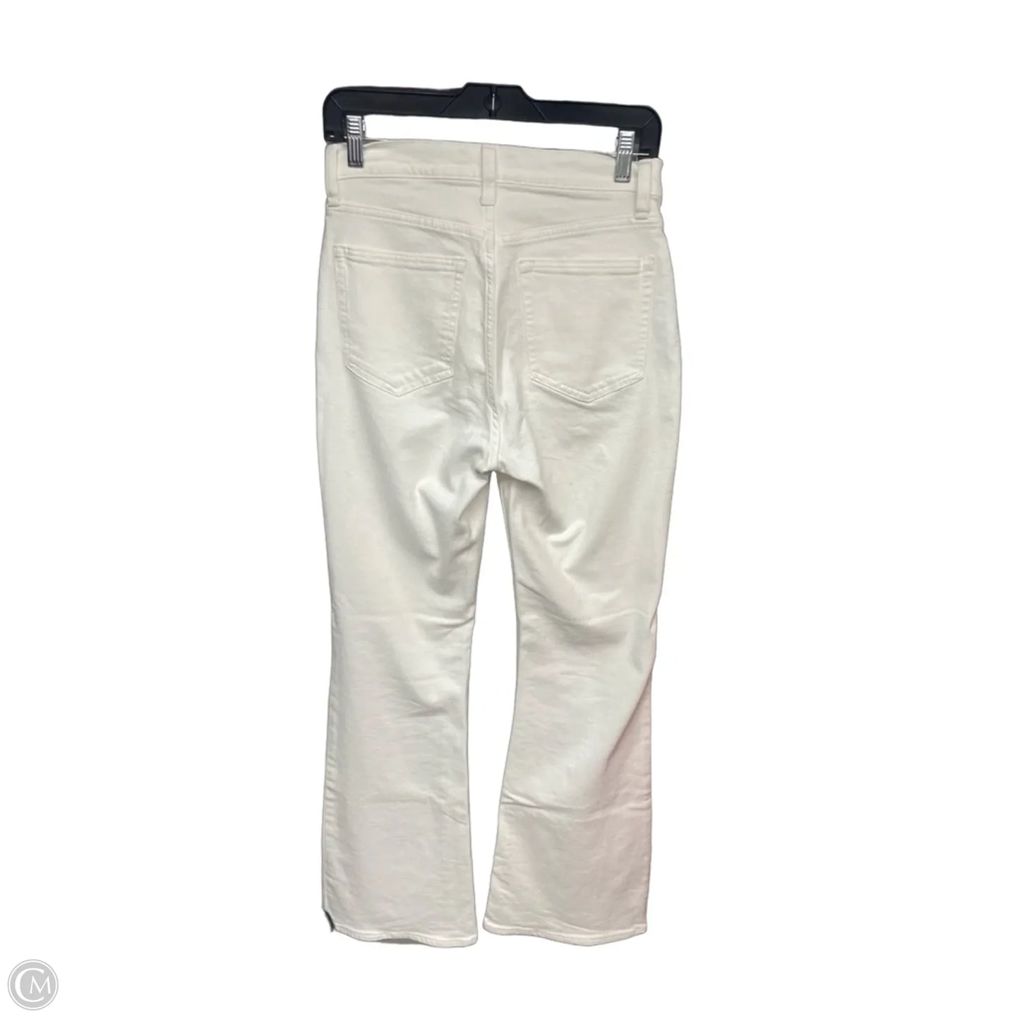 Jeans Flared By Gap In White Denim, Size: 4