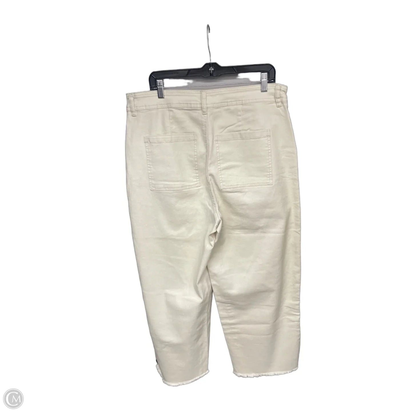 Jeans Wide Leg By And Now This In Cream Denim, Size: 14